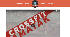 Desktop Screenshot of crossfitamatak.com